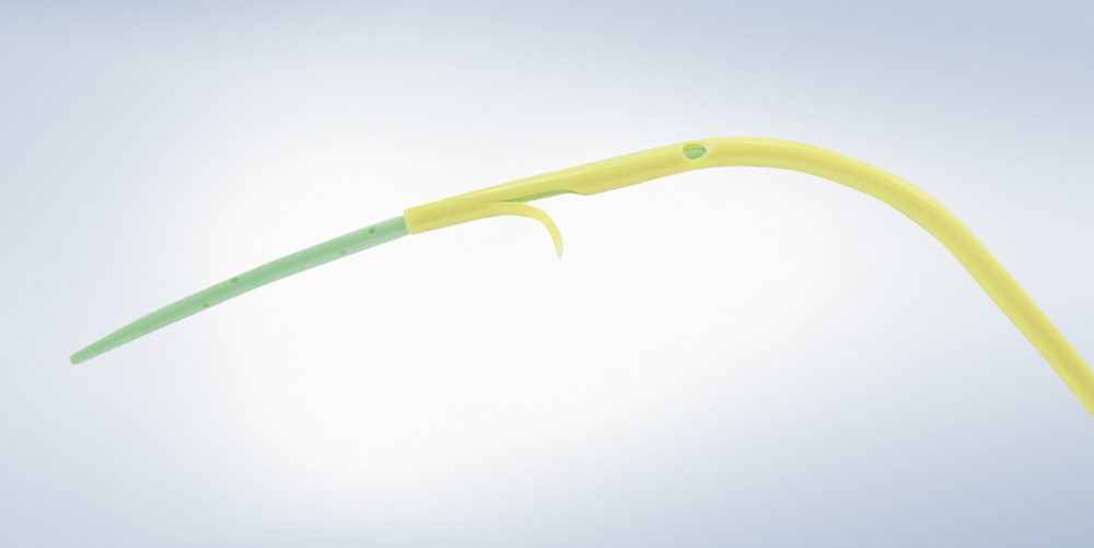 オリンパス：胆管用ステント　UMIDAS STENT　EBSとENBDを組み合わせた 2 in 1デバイス