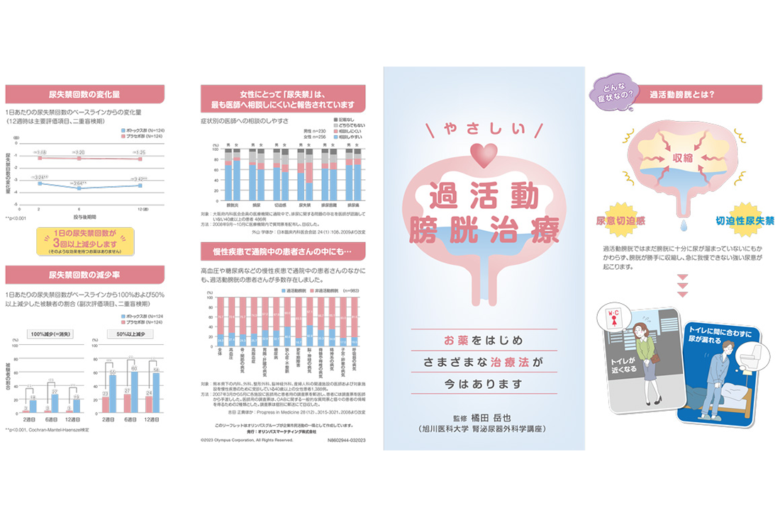 やさしい過活動膀胱治療患者向け冊子