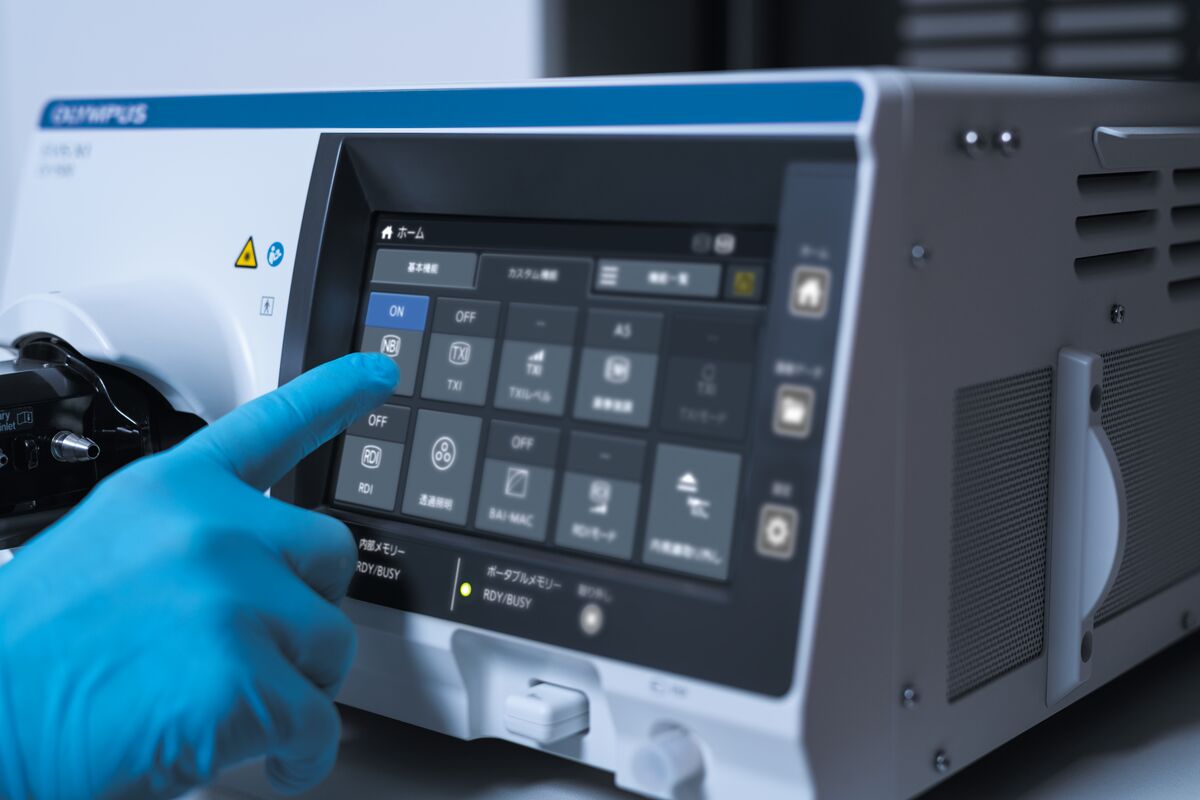 オリンパス：内視鏡システム EVIS X1　NBI機能