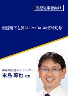 胸腔鏡下左肺S1+2c+3a+4a区域切除